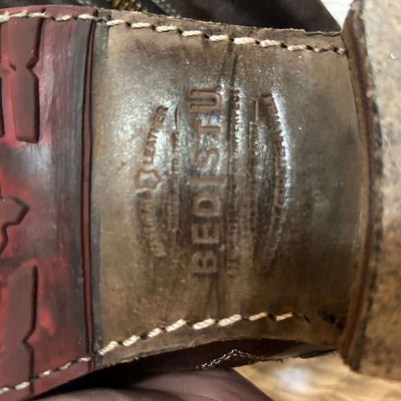 Women’s Bed Stu - Size 9 Brown Leather Boots - Tall with adjustable calf width - Picture 9 of 16